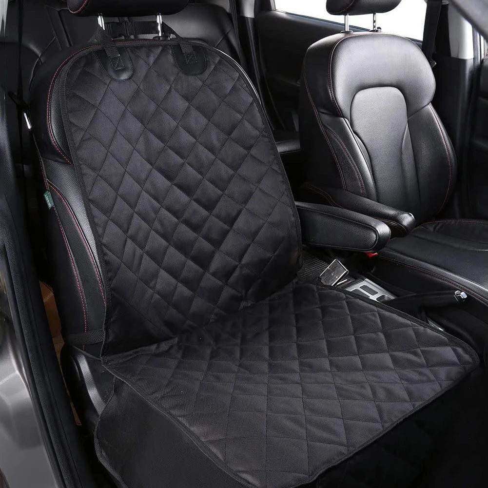 Dog Car Front Seat Cover Waterproof Folding Pet Cat Dog Carrier Mat Seat Cover Back Seat Pet Cover Protector for Cars Trucks SUV